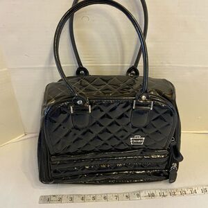 Caboodles black travel bag 12”x9”x7”